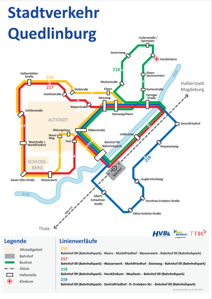 Stadtlinie Quedlinburg